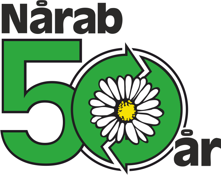 Logo 50 år rund